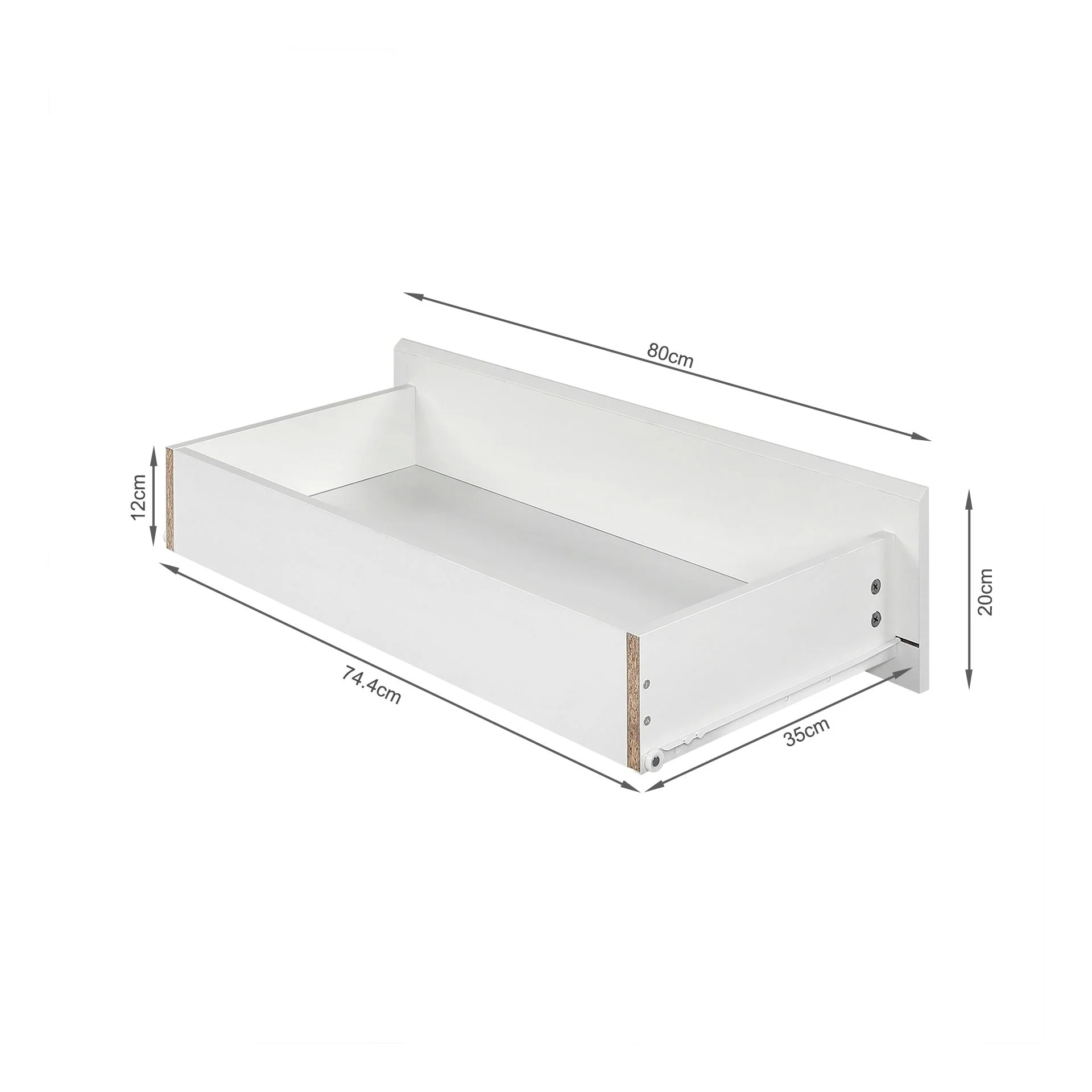 Tongass Bookshelf Display Shelf - White - Image 12
