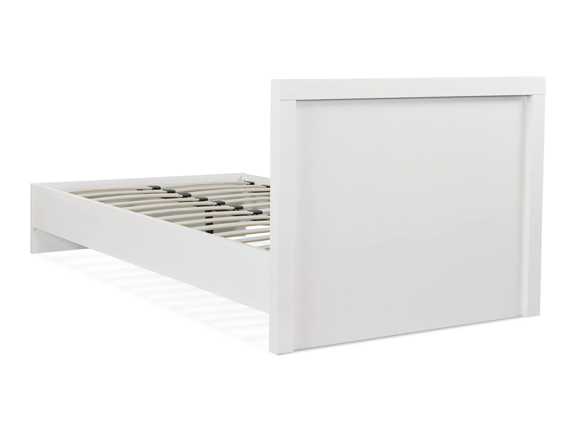 TONGASS King Single Wooden Bed - WHITE - Image 6