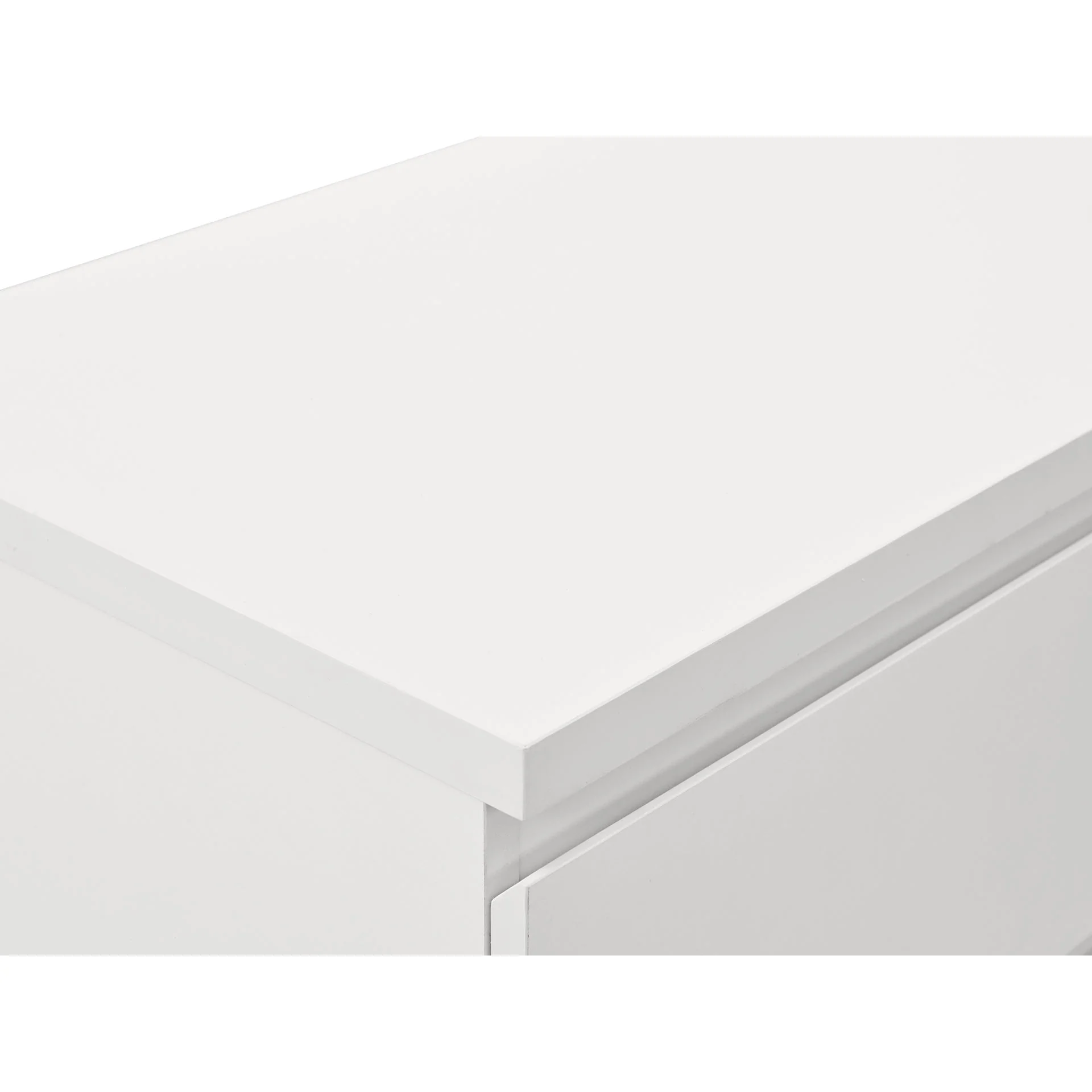 Tongass Wooden Tallboy 5 Drawers - White - Image 8