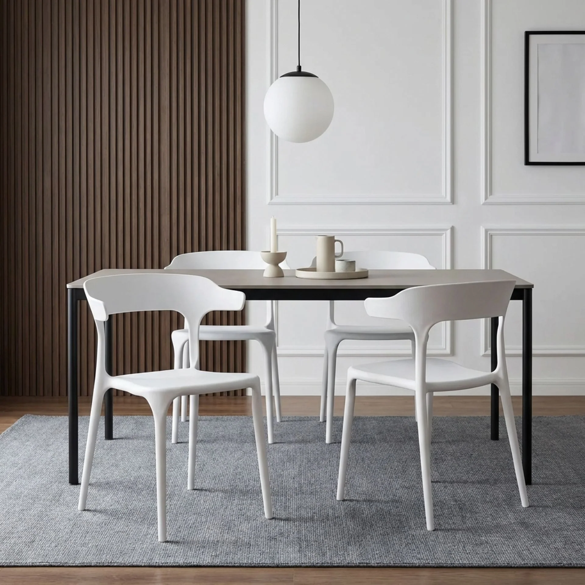 Tor Dining Chair - Set of 4 - White