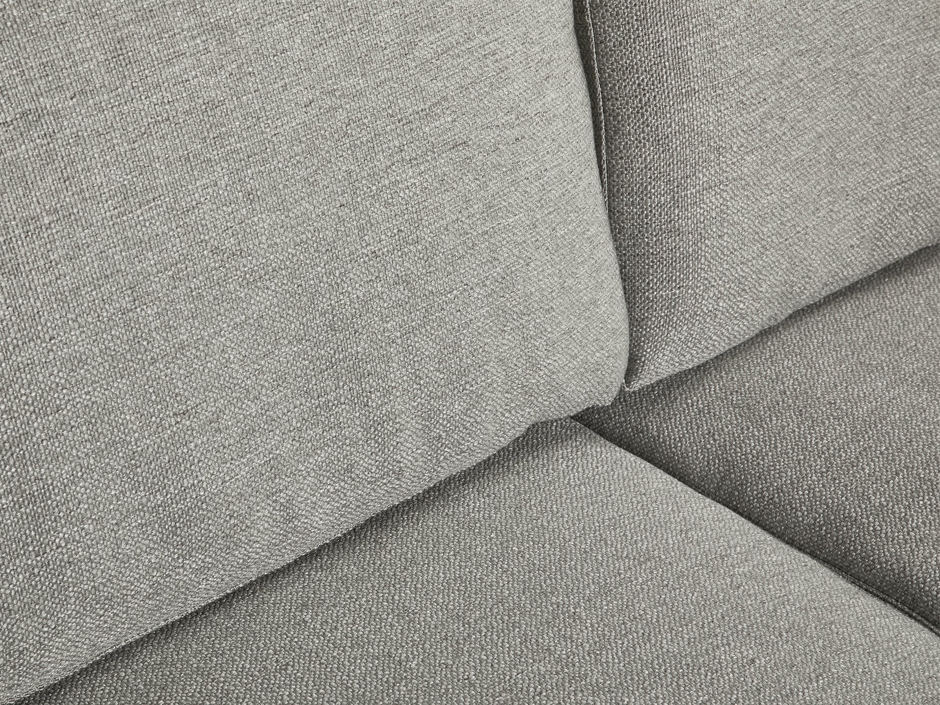 TORONTO 2 Seater Fabric Sofa - LIGHT GREY - Image 4