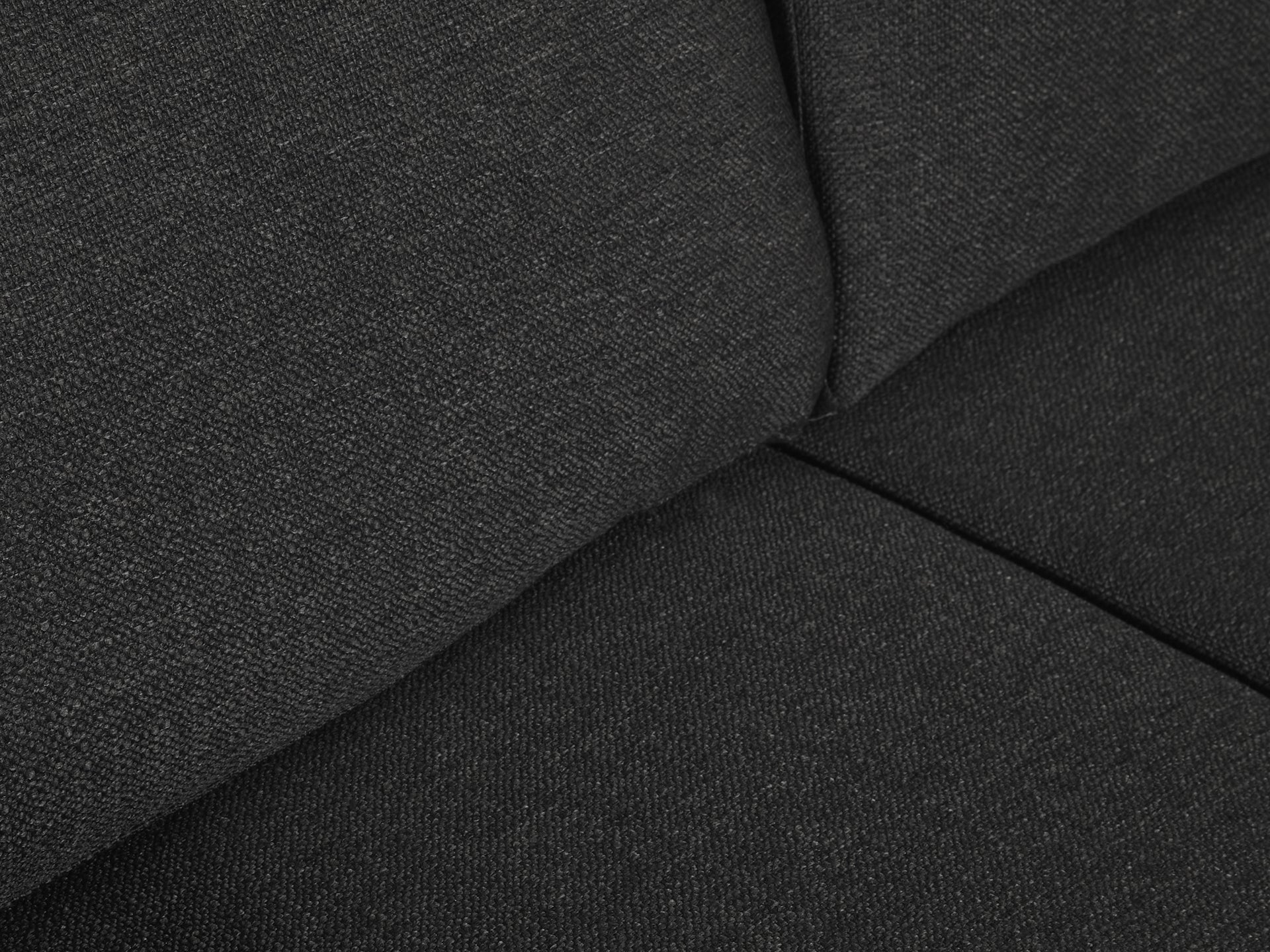 Toronto 3 Seater Fabric Sofa - Dark Grey - Image 5
