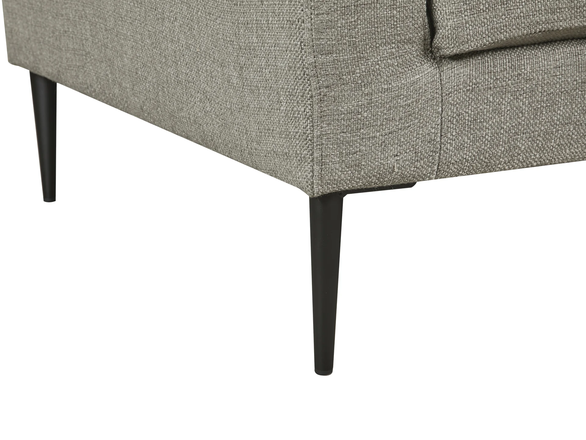 TORONTO 3 Seater Fabric Sofa - LIGHT GREY - Image 6