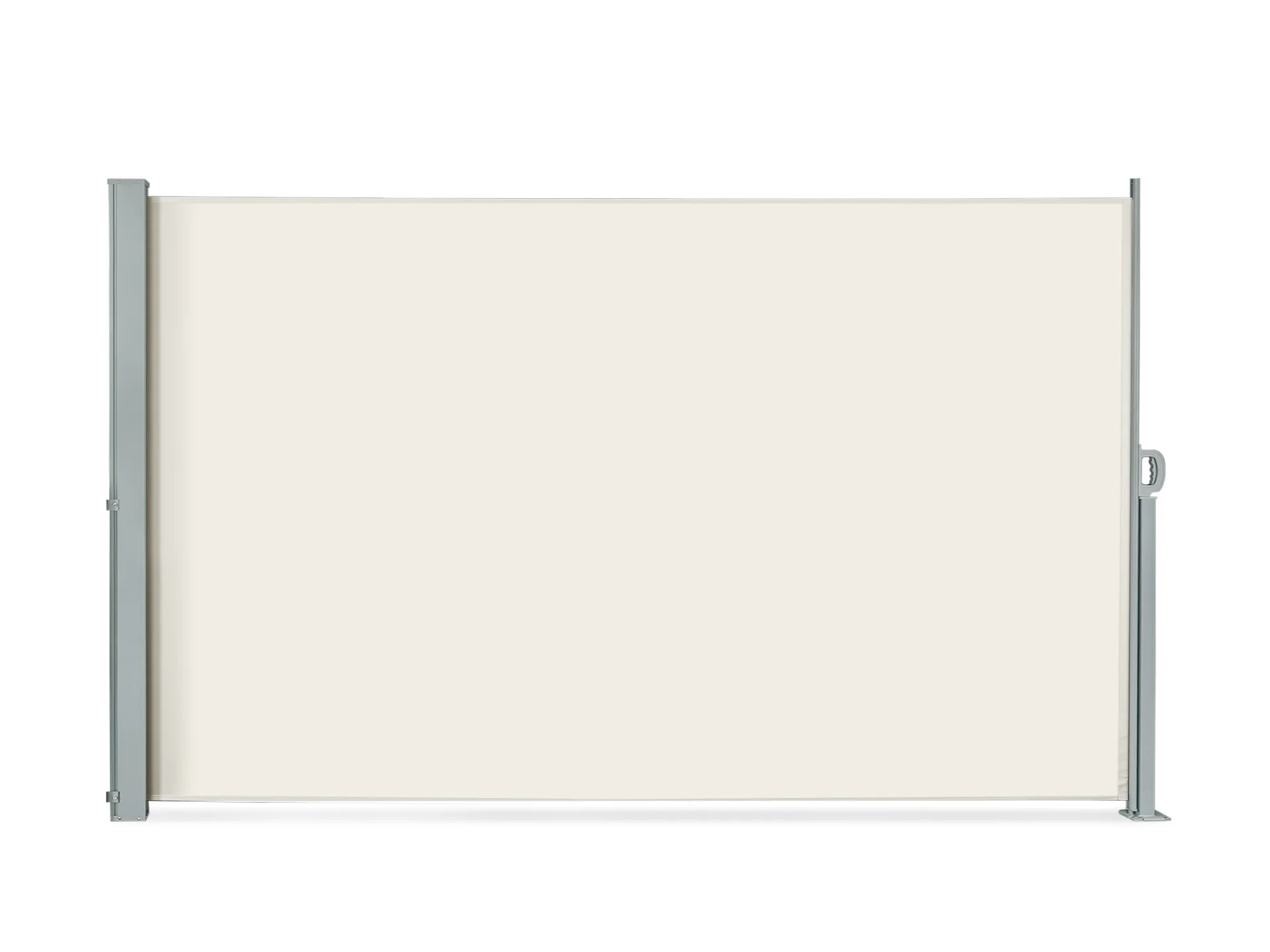 Toughout 1.6m x 3m Retractable Side Awning Screen Shade - Beige - Image 2