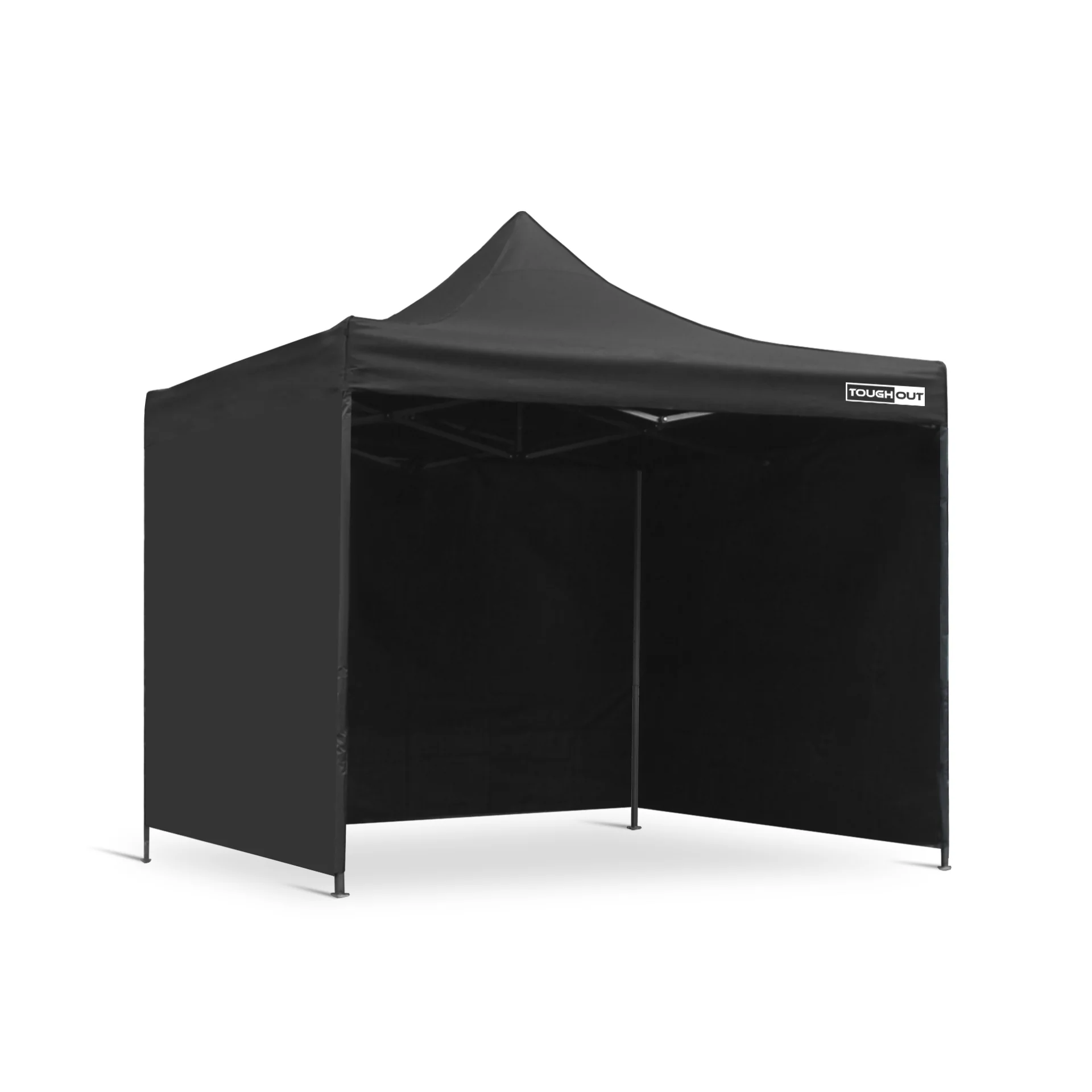 Toughout Breeze Gazebo with 3 Side Walls 3x3m - Black - Image 10