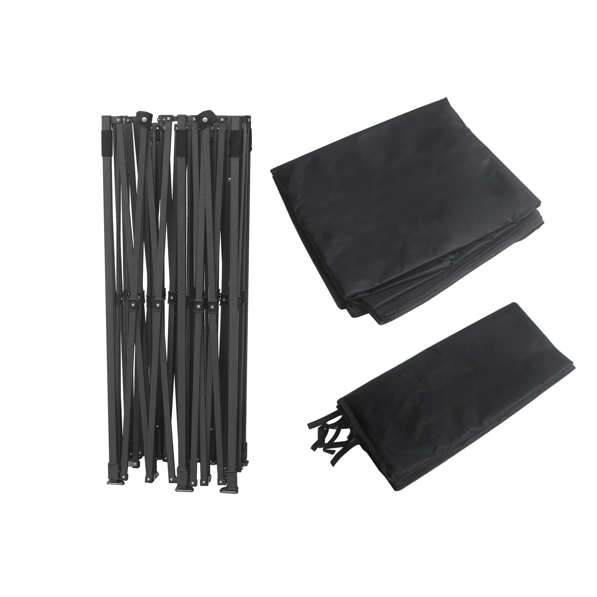 Toughout Breeze Gazebo with 3 Side Walls 3x6m - Black - Image 17