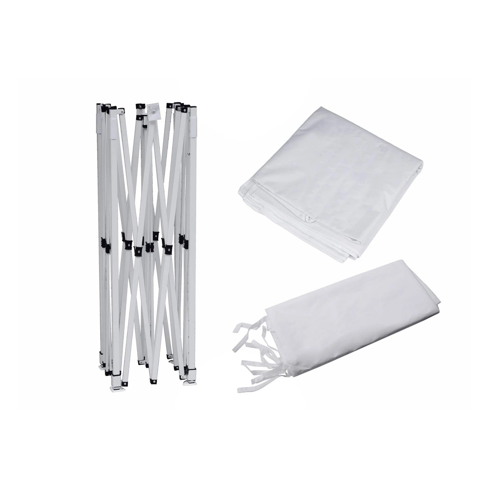 Toughout Breeze Gazebo with 3 Side Walls 3x3m - White - Image 16