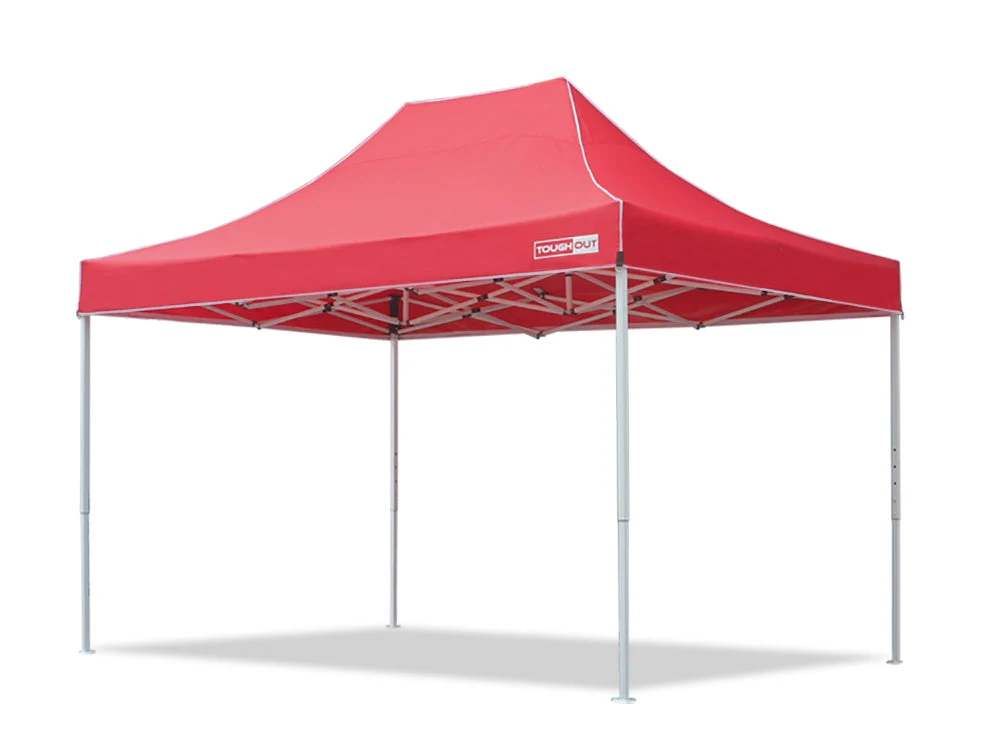 TOUGHOUT Thunderstorm Gazebo 3x4.5 RED - Image 2