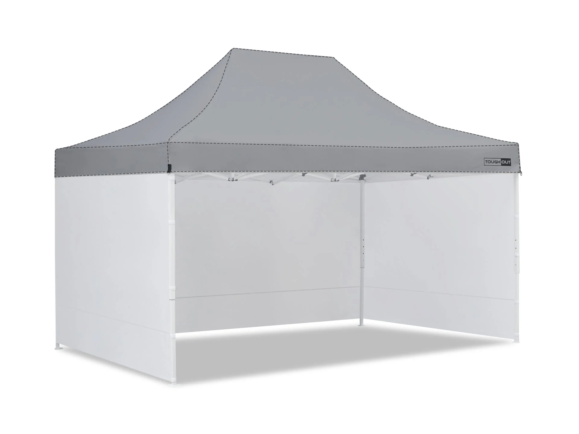 Toughout Thunderstorm Gazebo Side Wall 3x4.5m - White