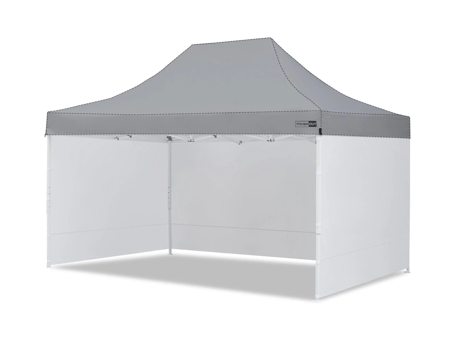 Toughout Thunderstorm Gazebo Side Wall 3x4.5m - White - Image 3