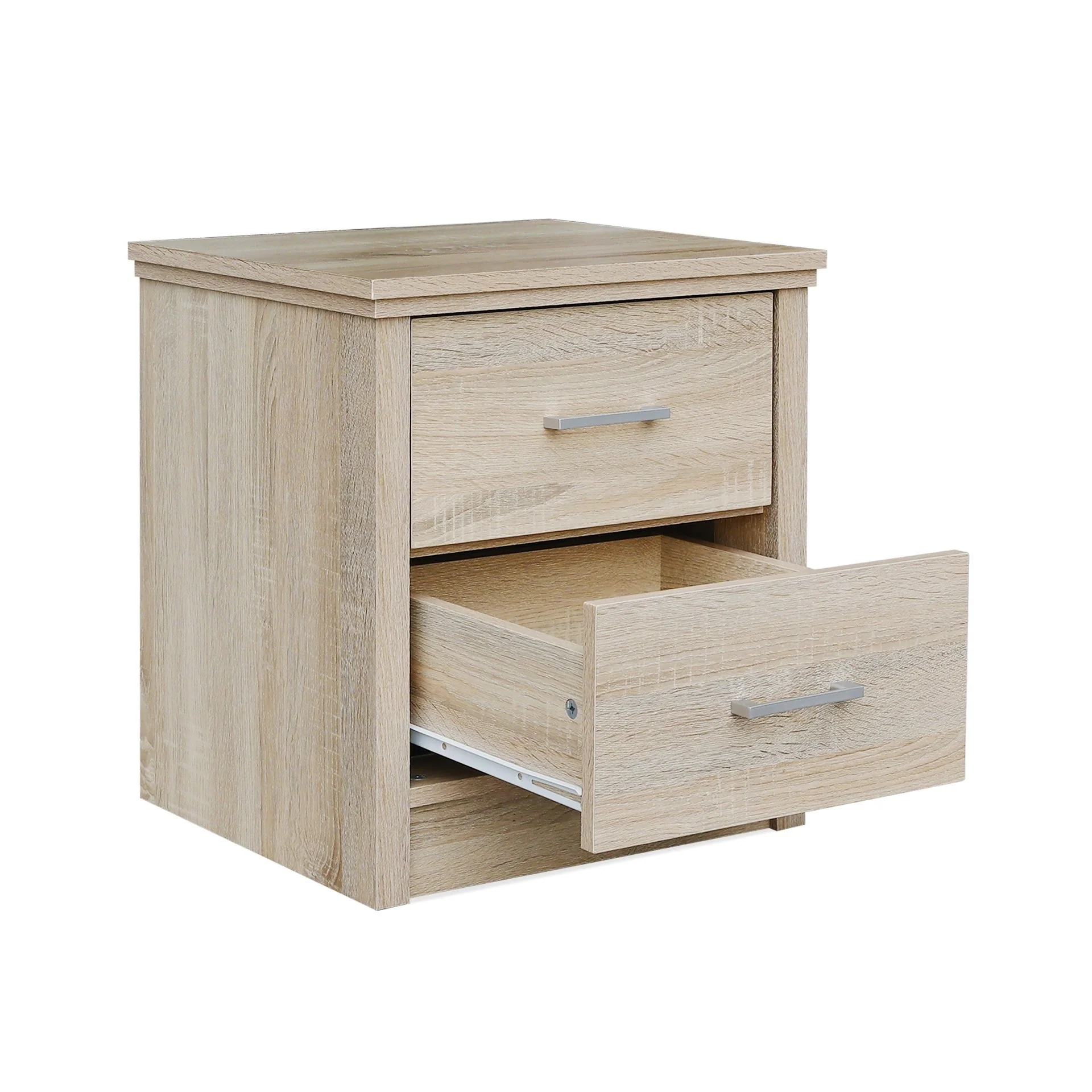 Trace Bedside Table - Oak - Image 6