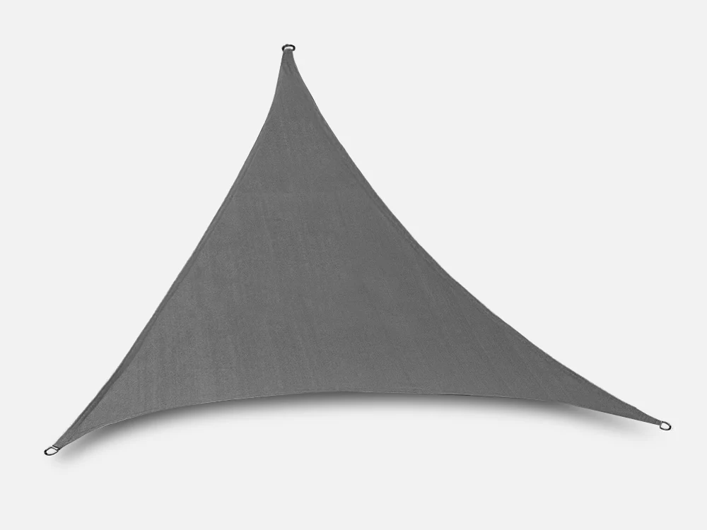 Triangle Shade Sail 5m x 5m x 5m - CHARCOAL - Image 2