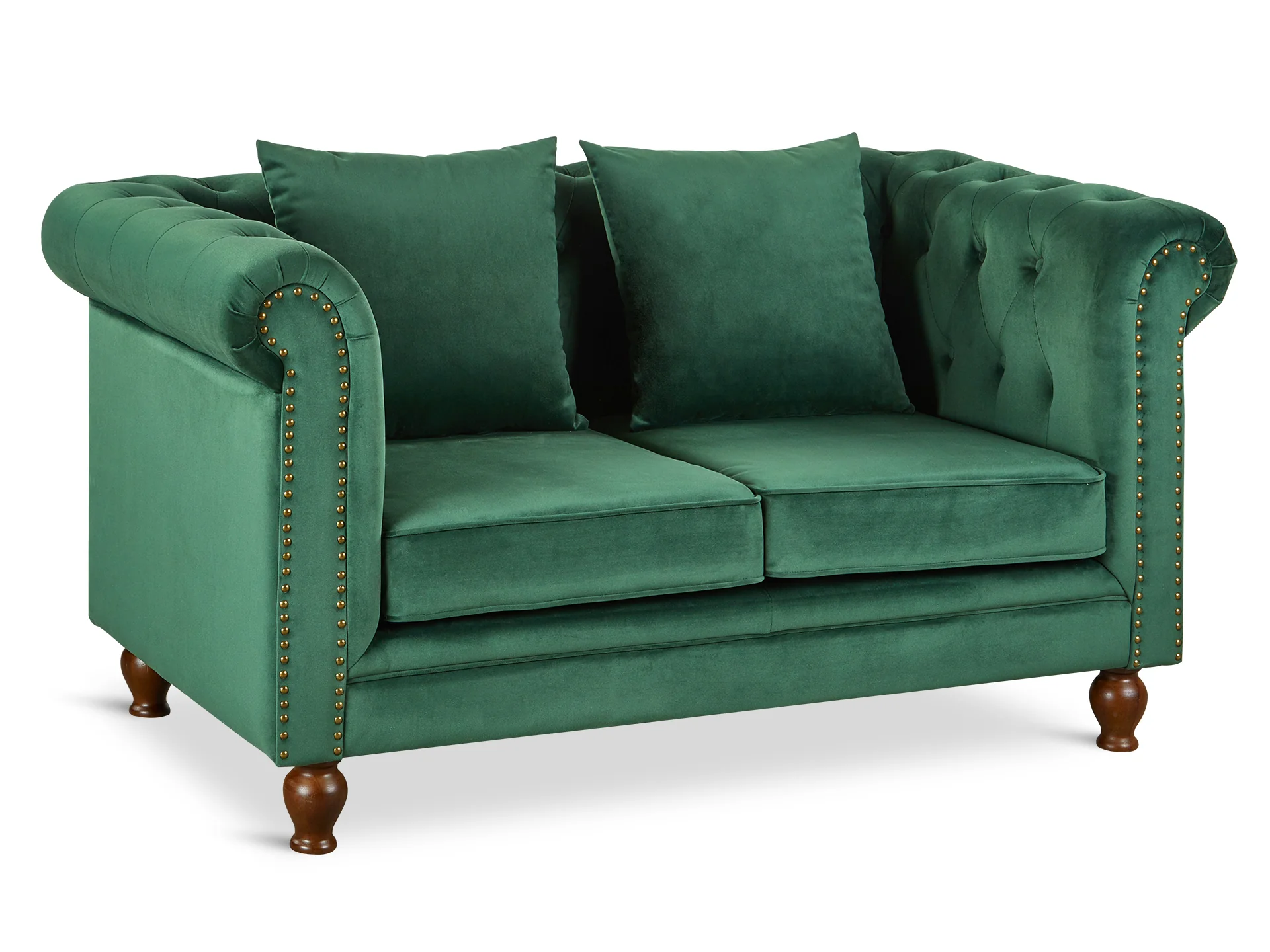 Vagas 2 Seater Sofa - Green - Image 2