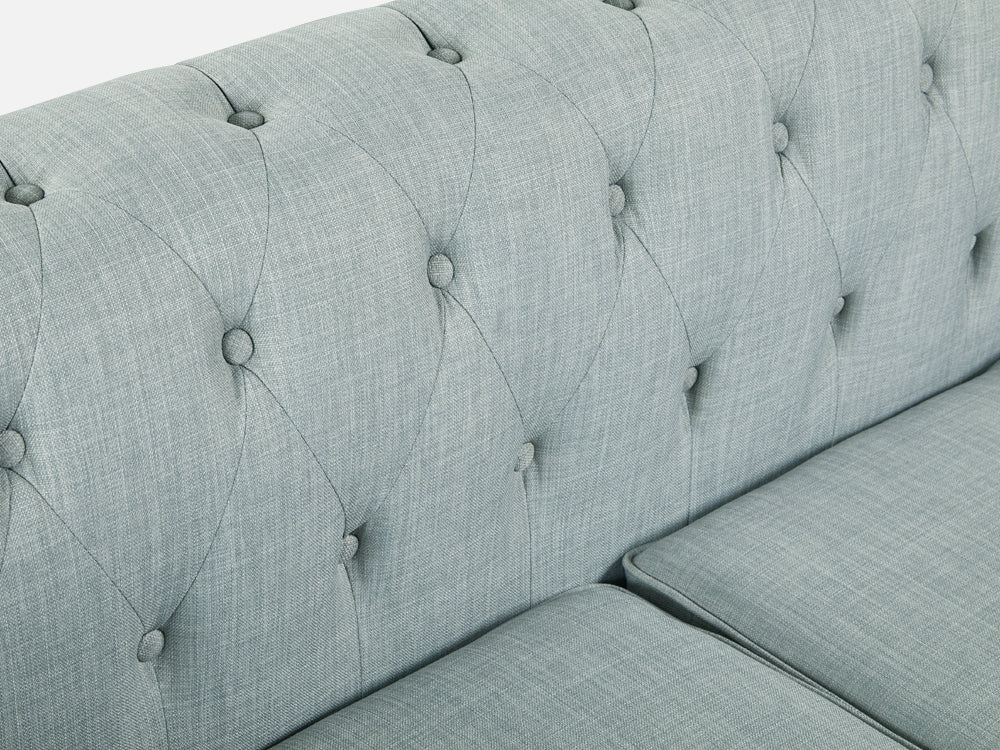 VAGAS 3 Seater Sofa - LIGHT GREY - Image 7