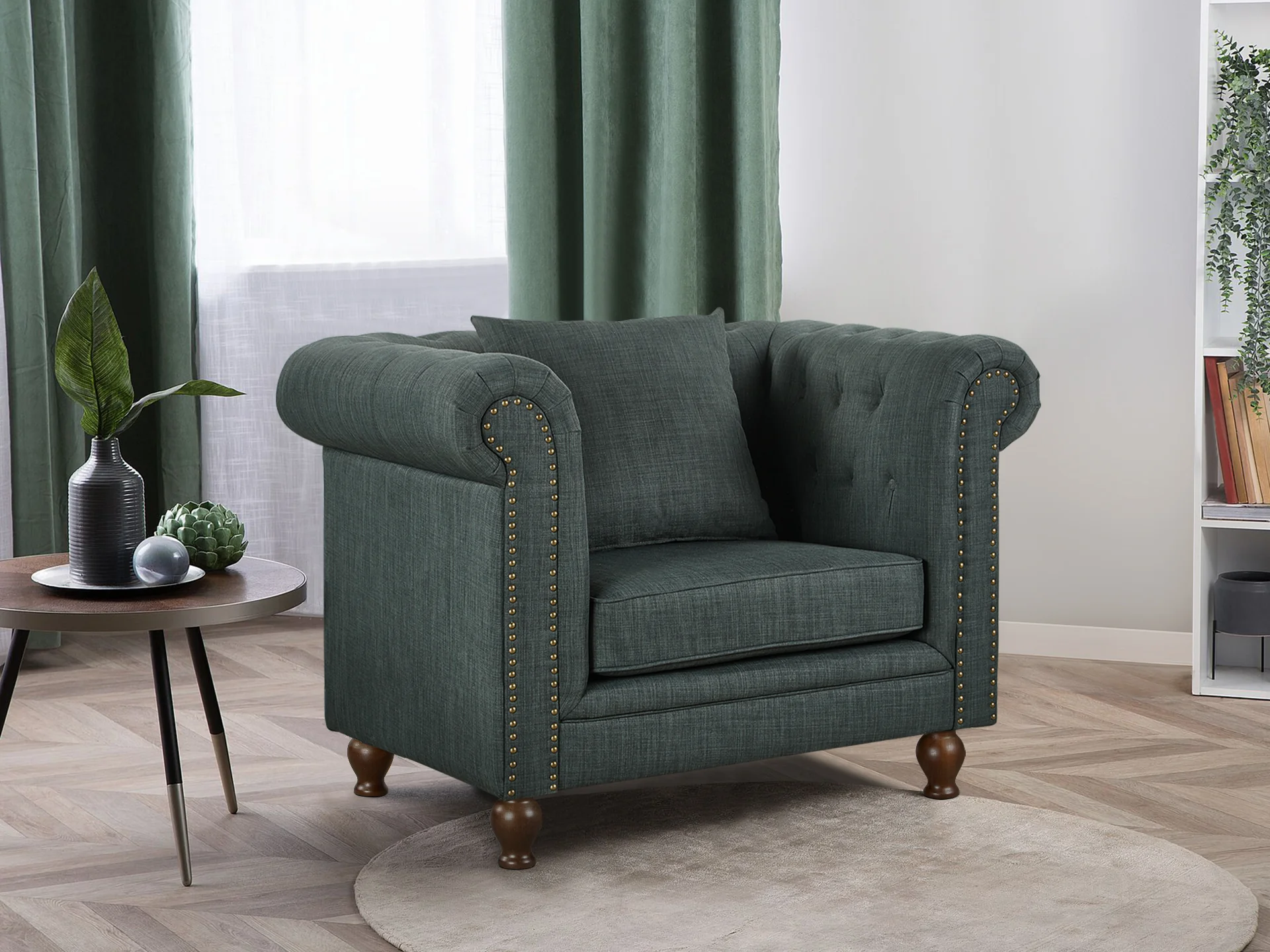 Vagas Occasional Chair - Ripe Olive