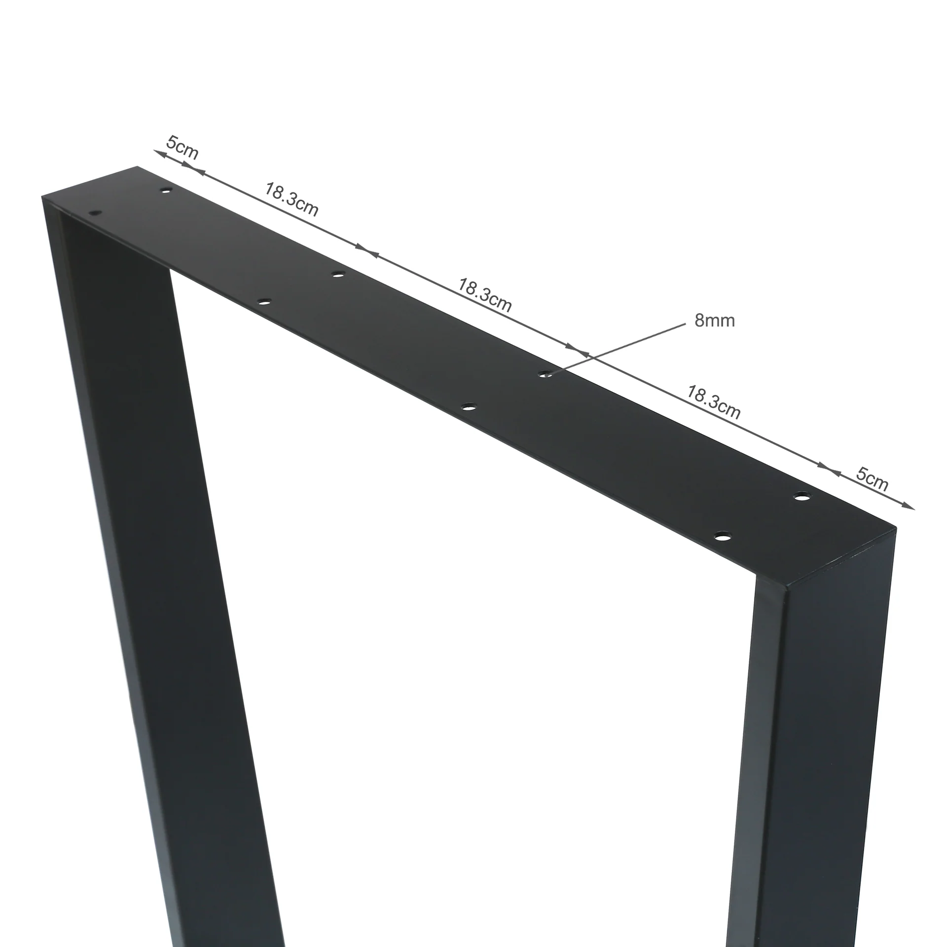 Varex Trapezoid Metal Dining Table Legs 65/45x72.5cm - Set of 2 - Image 12