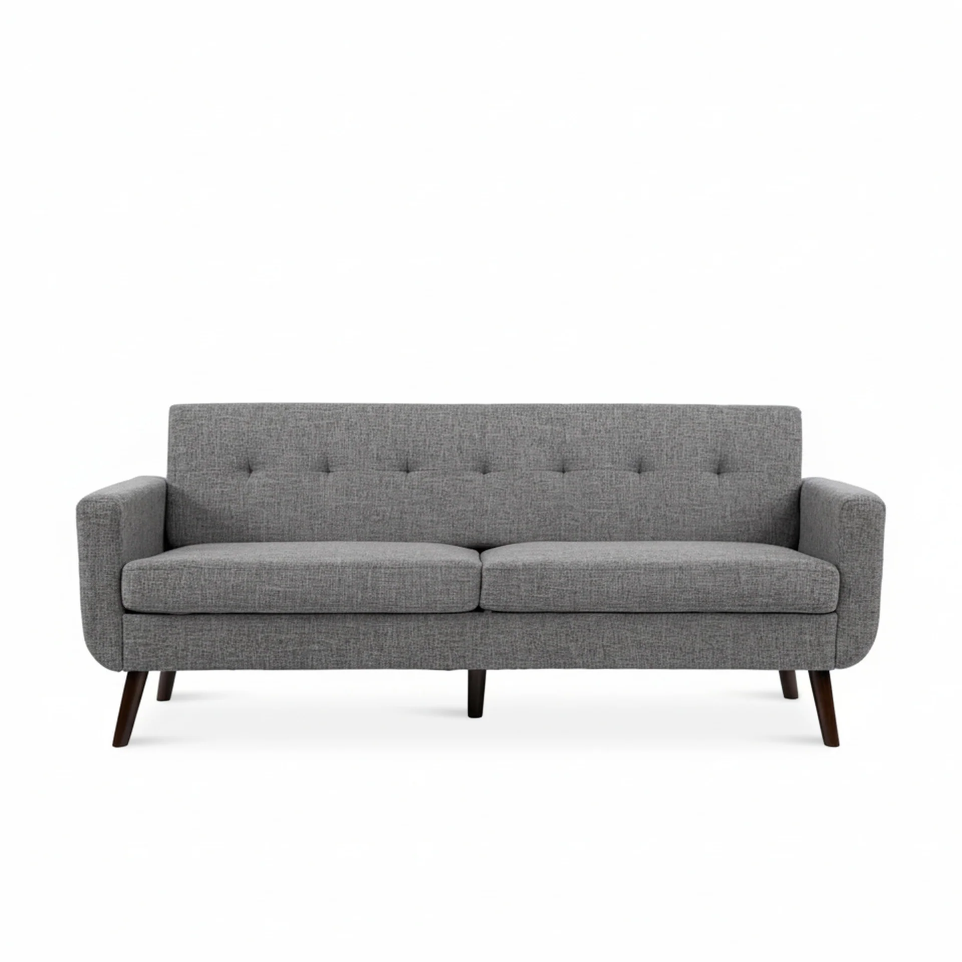 Vibe Linen 3 Seater Sofa - Grey - Image 8