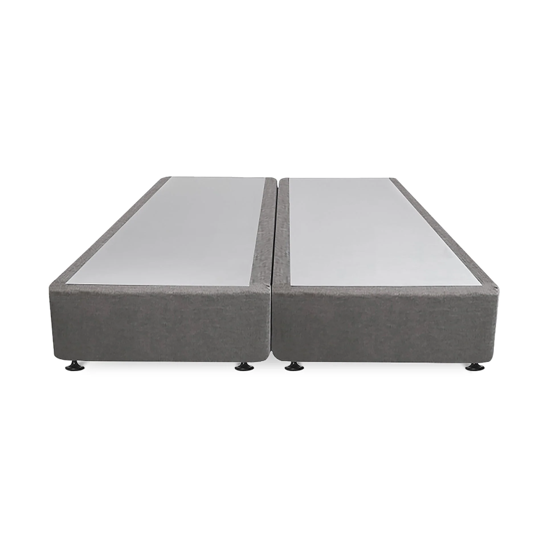 Vinson Fabric Super King Split Bed Base - Grey - Image 8