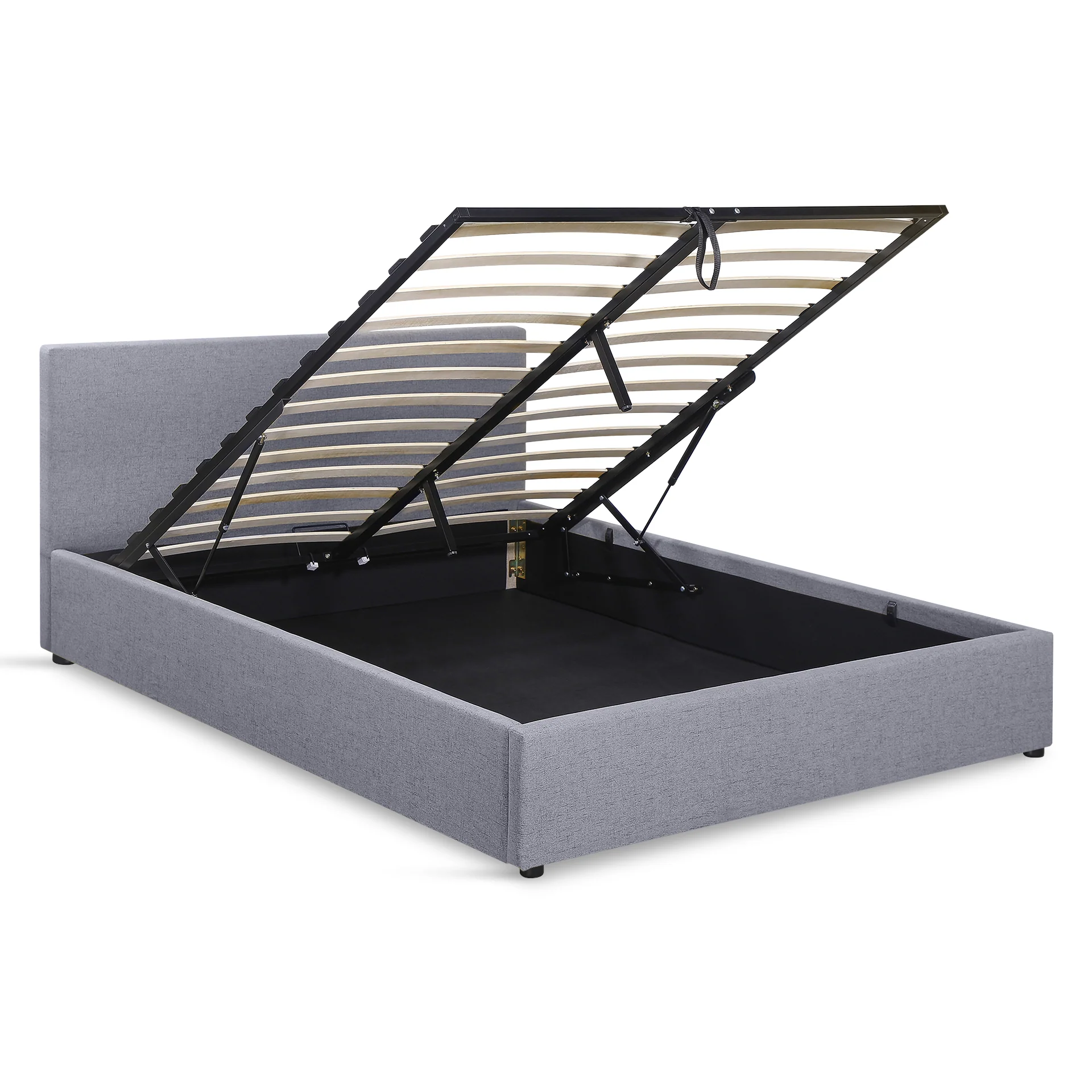 Violet Queen Gas Lift Bed Frame - Grey - Image 9