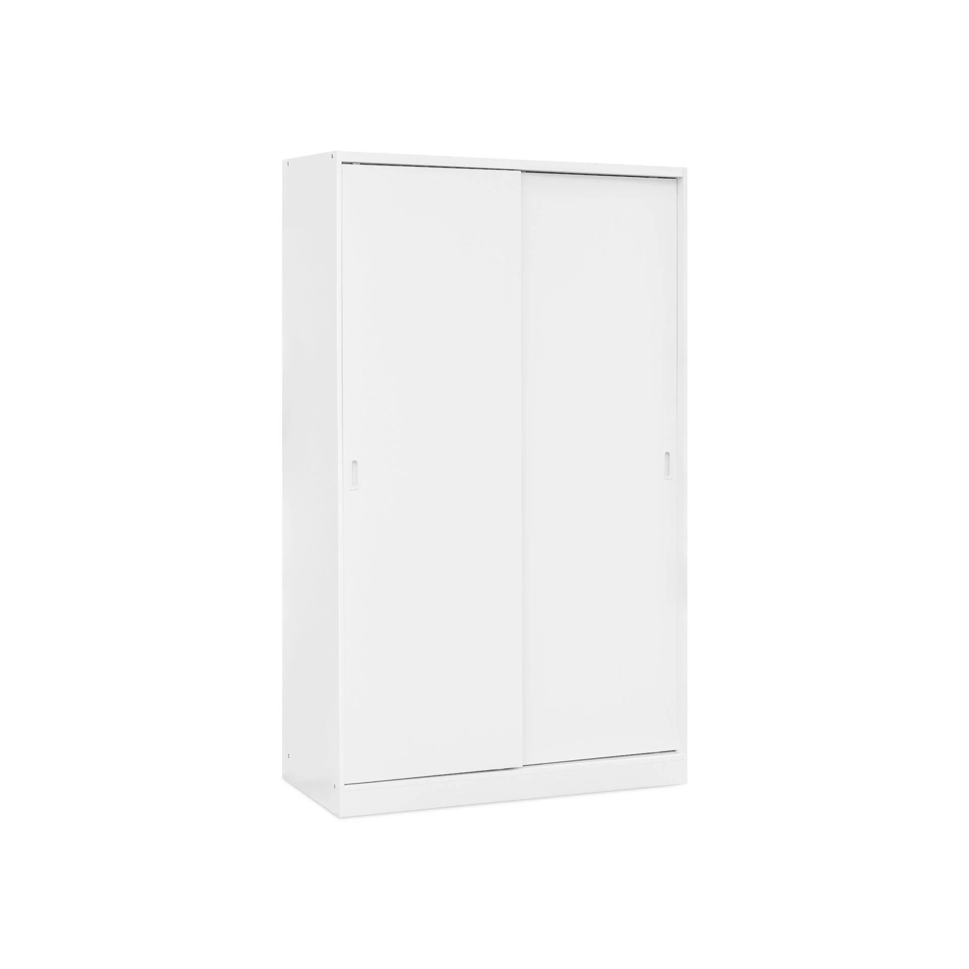 Wayne 120cm Wardrobe With Sliding Doors - White - Image 4