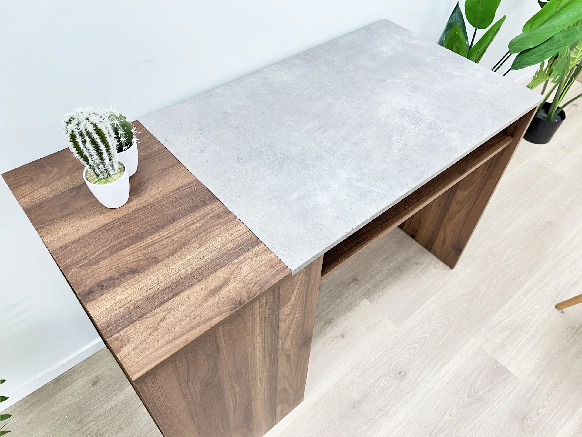 Willie 116cm Computer Desk - Walnut - Image 5
