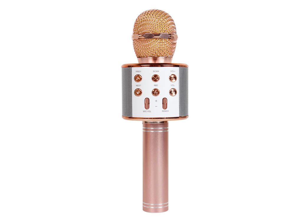 Wireless Bluetooth Microphone TF Card - ROSE GOLD - Image 2