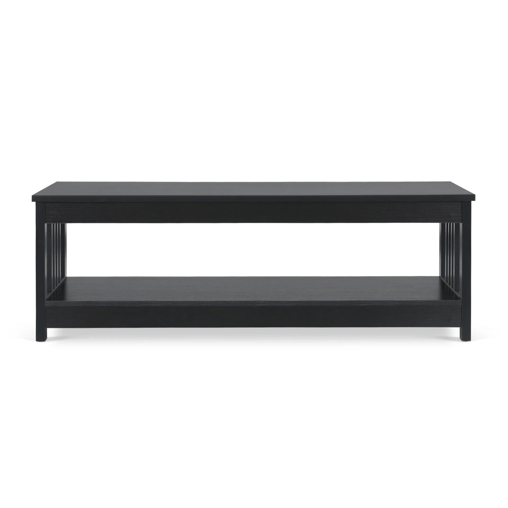 Wular Rectangle Coffee Table - Black - Image 10
