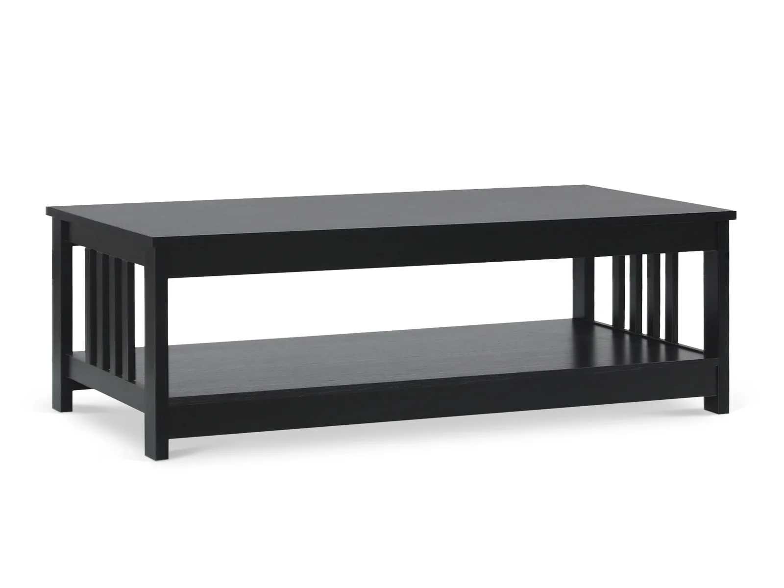 Wular Rectangle Coffee Table - Black - Image 2