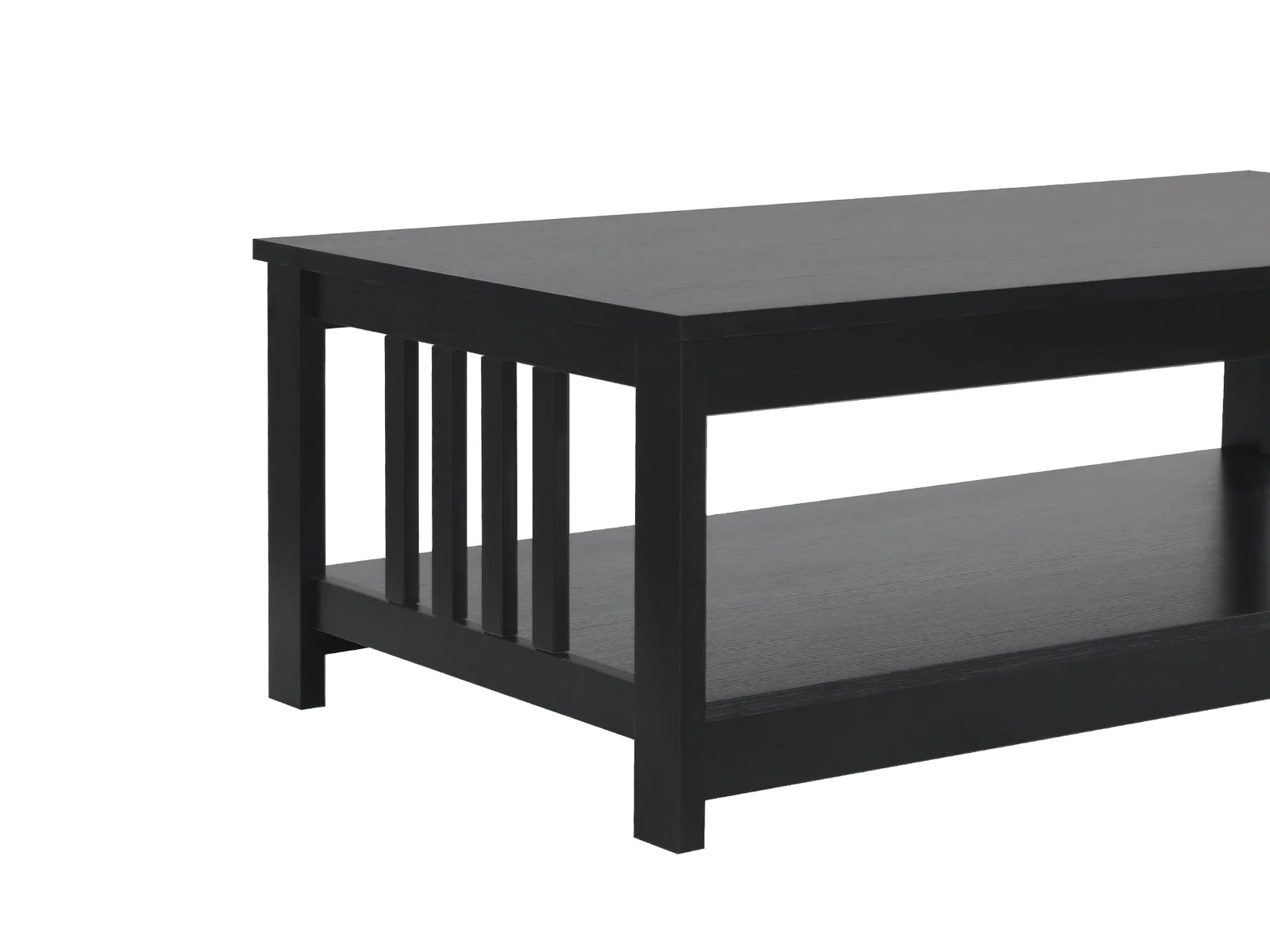 Wular Rectangle Coffee Table - Black - Image 4