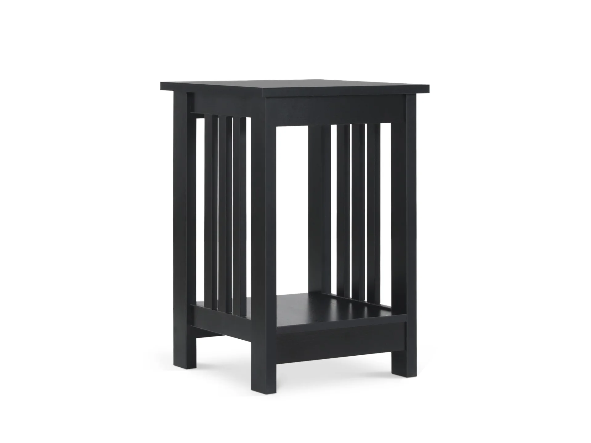 Wular Square Coffee Table Side Table - Black - Image 2