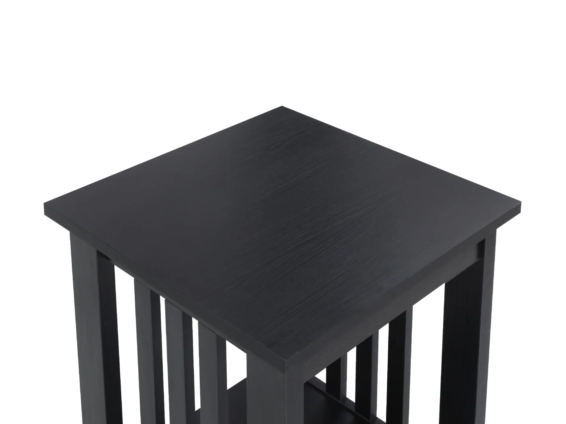 Wular Square Coffee Table Side Table - Black - Image 4