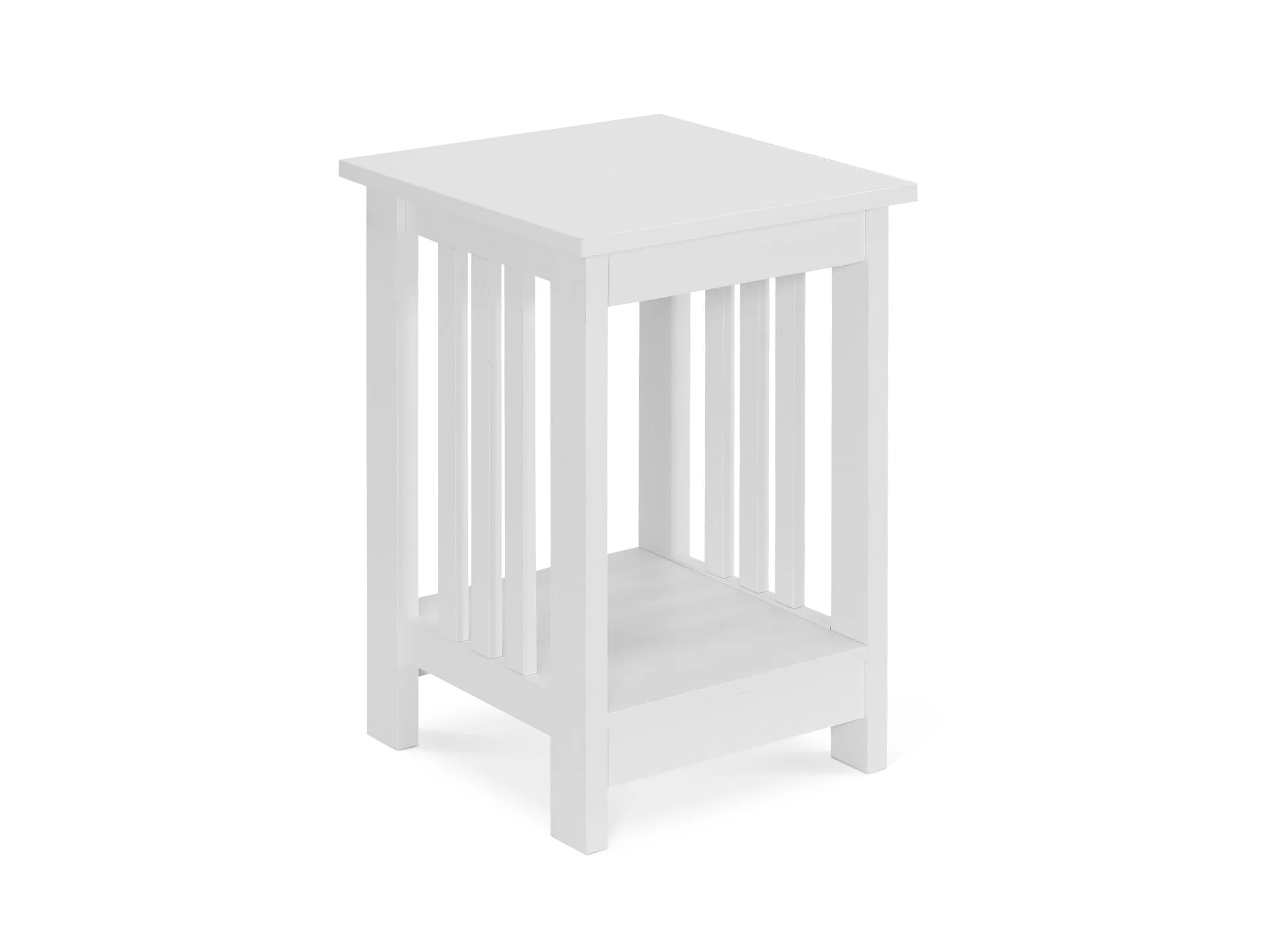 Wular Square Coffee Table Side Table - White - Image 3