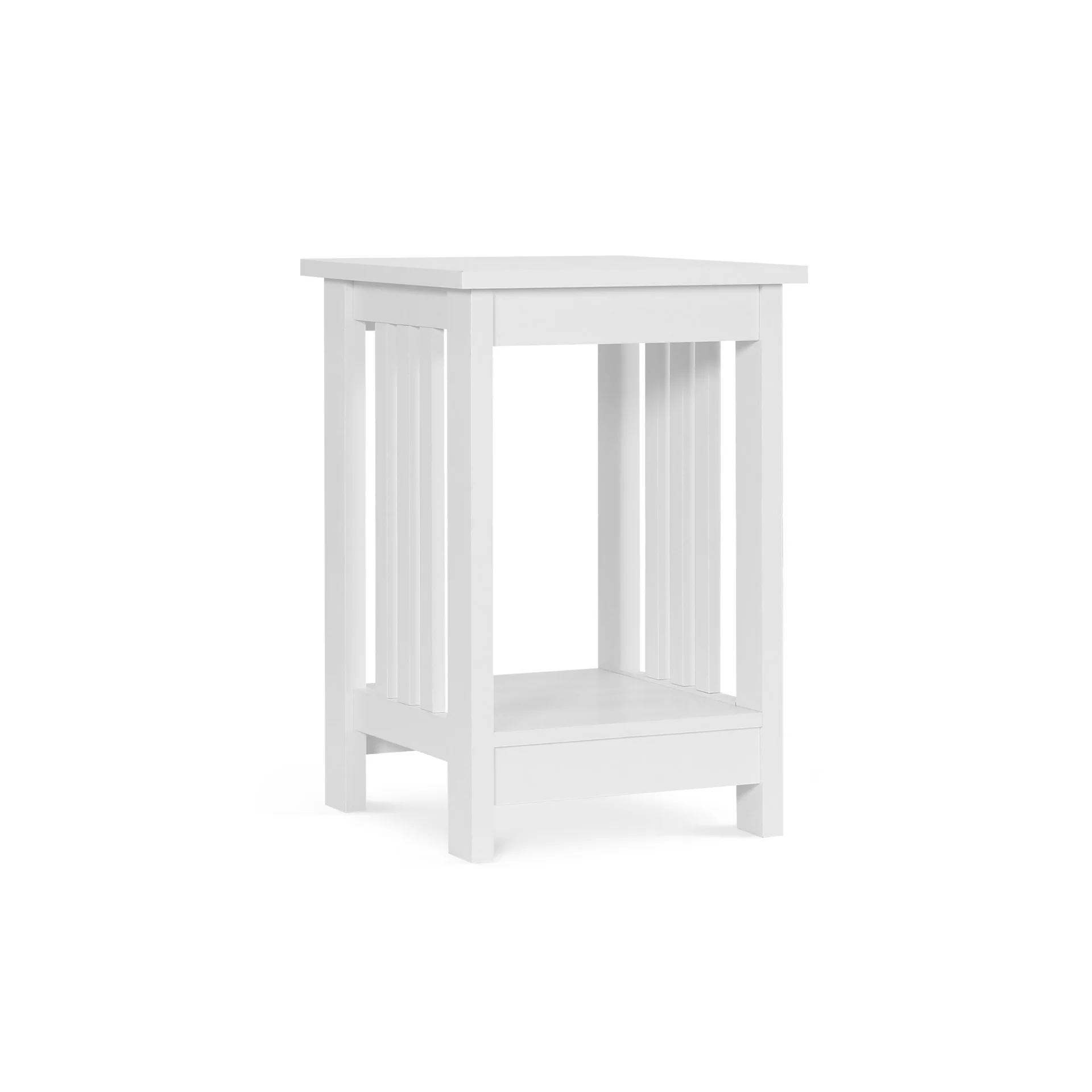 Wular Square Side Table Coffee Table - White - Image 9