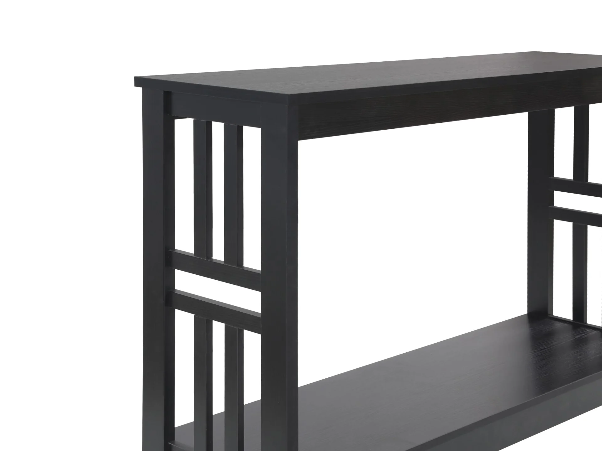 Wular Wooden Console Table - Black - Image 4