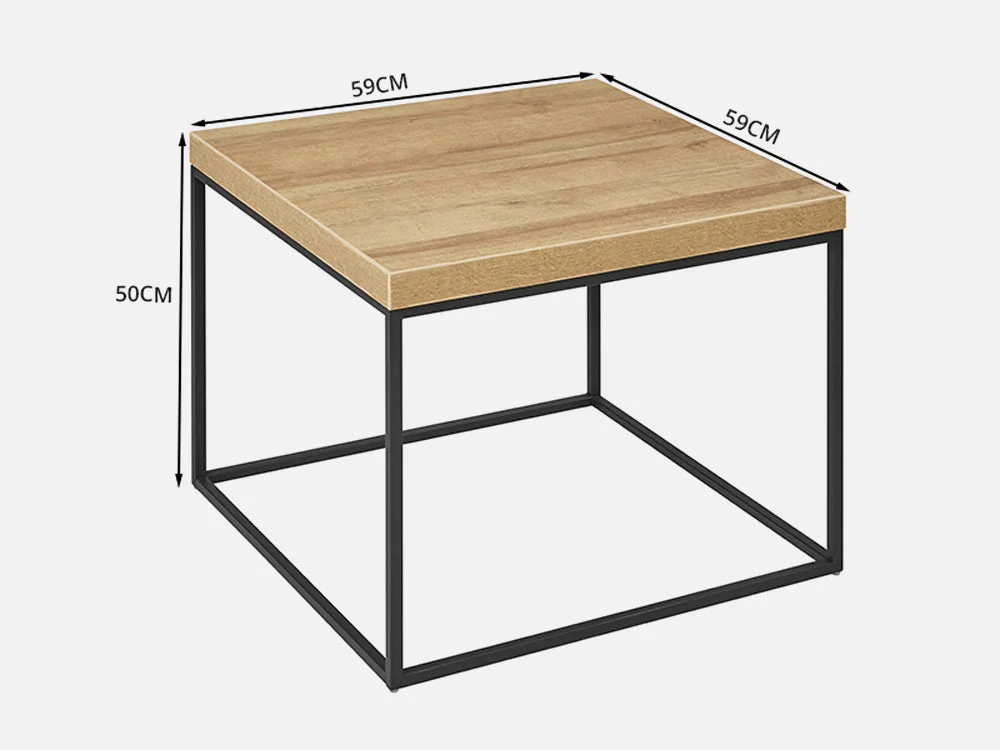 XOAN Square Coffee Table - OAK - Image 5