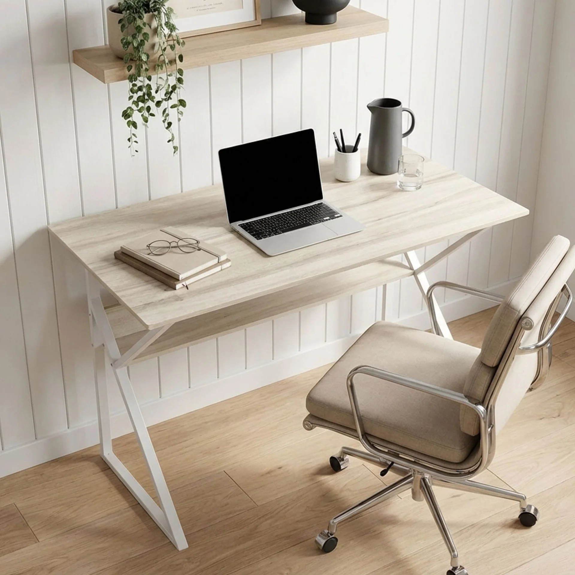 Yael 120cm Computer Desk - Maple - Image 5