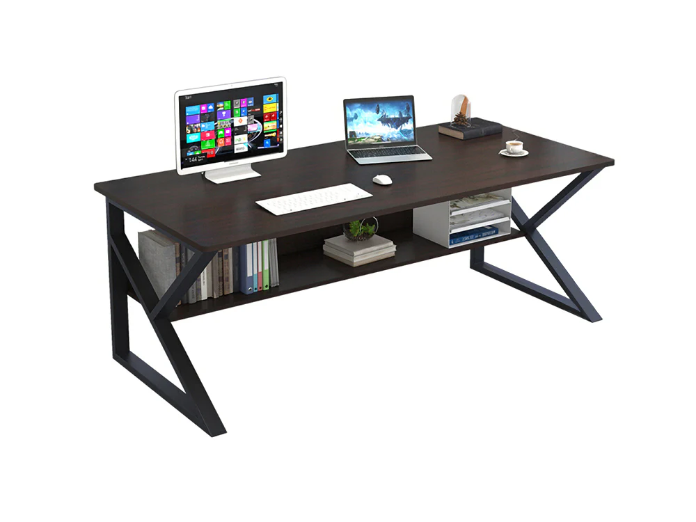 YAEL 120CM Computer Desk Study Table - BLACK - Image 3